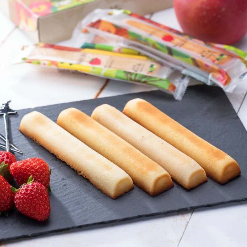 Gin No Mori Natural Fruit Stick Cake 4 Flavor Assortment 8 Pieces