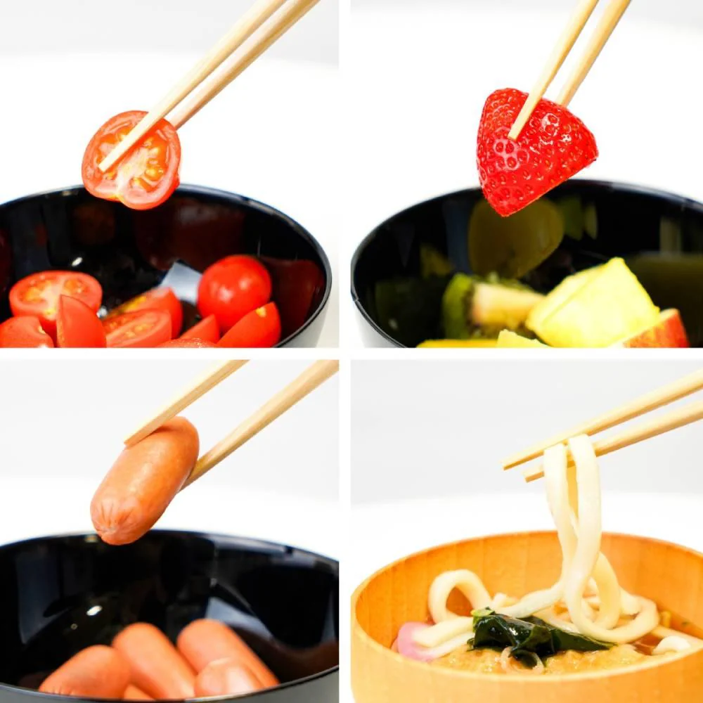 Truly Non-Slip Chopsticks Dishwasher Safe Red Chidori Bird 21cm - Image 3